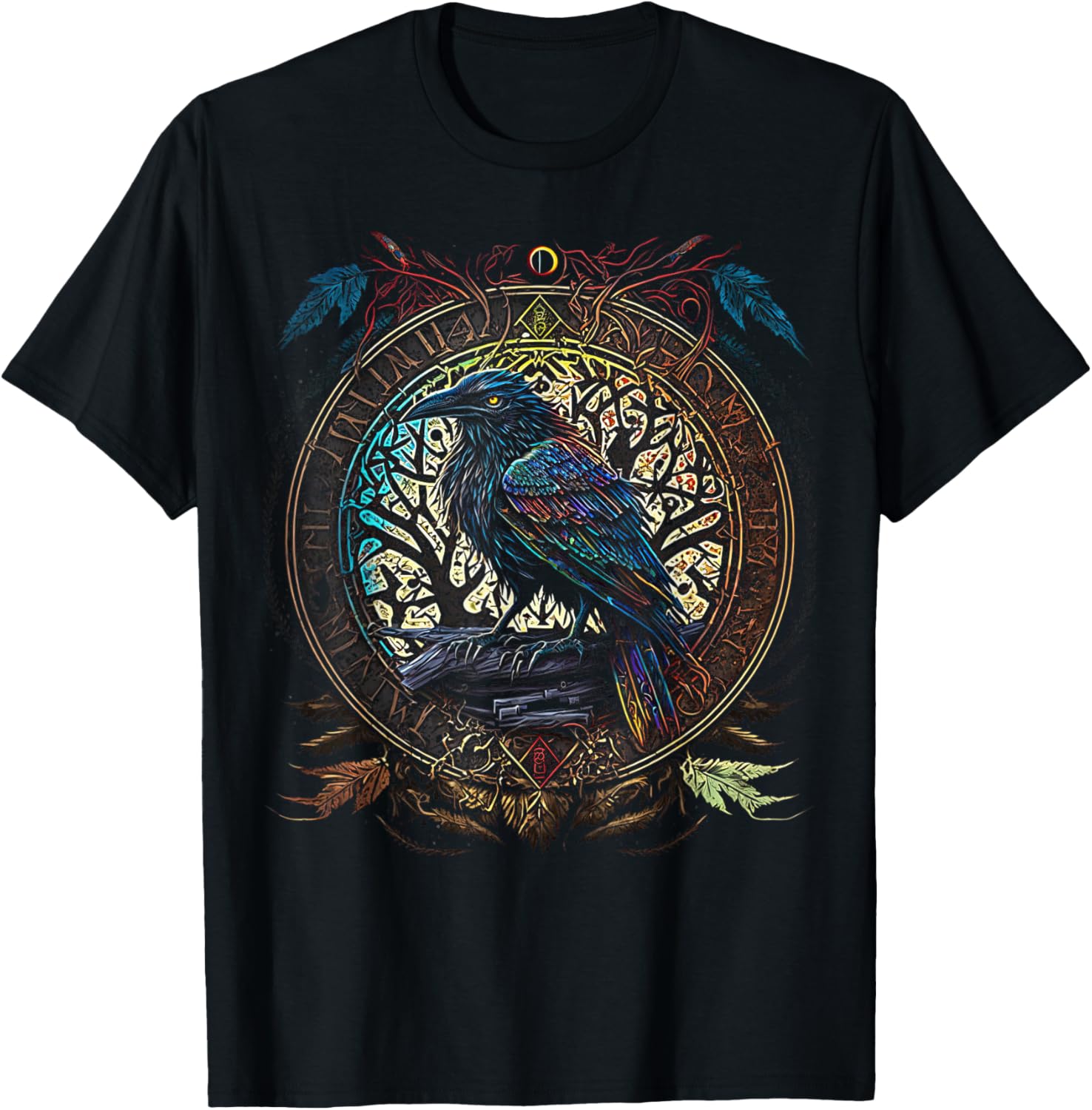 Summer Viking Clothing - Raven Yggdrasil Norse Mythology Viking Odin