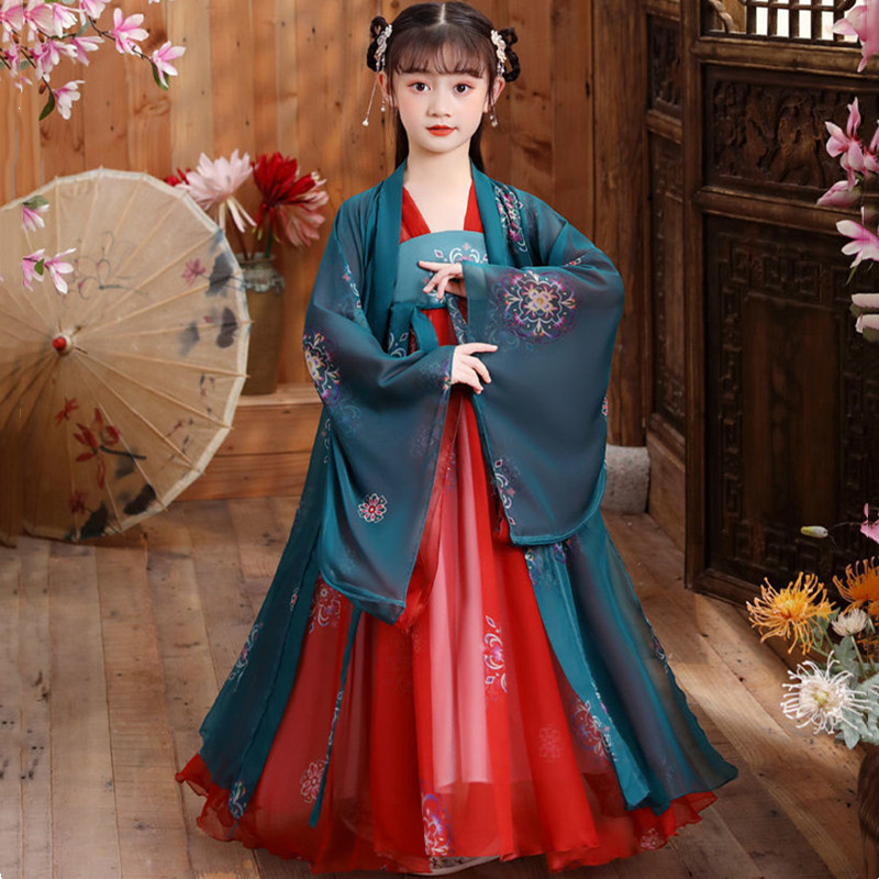 Summer Clothing Newborn - Summer Hanfu Dress Girl Fairy Tang