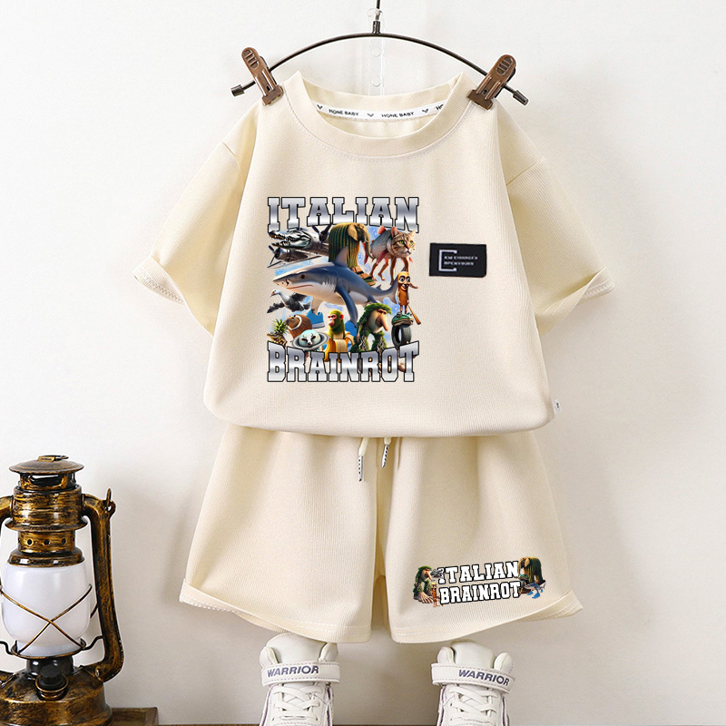 Summer Clothing For Baby Boy - Italian Brainrot Children Hot AI Animals