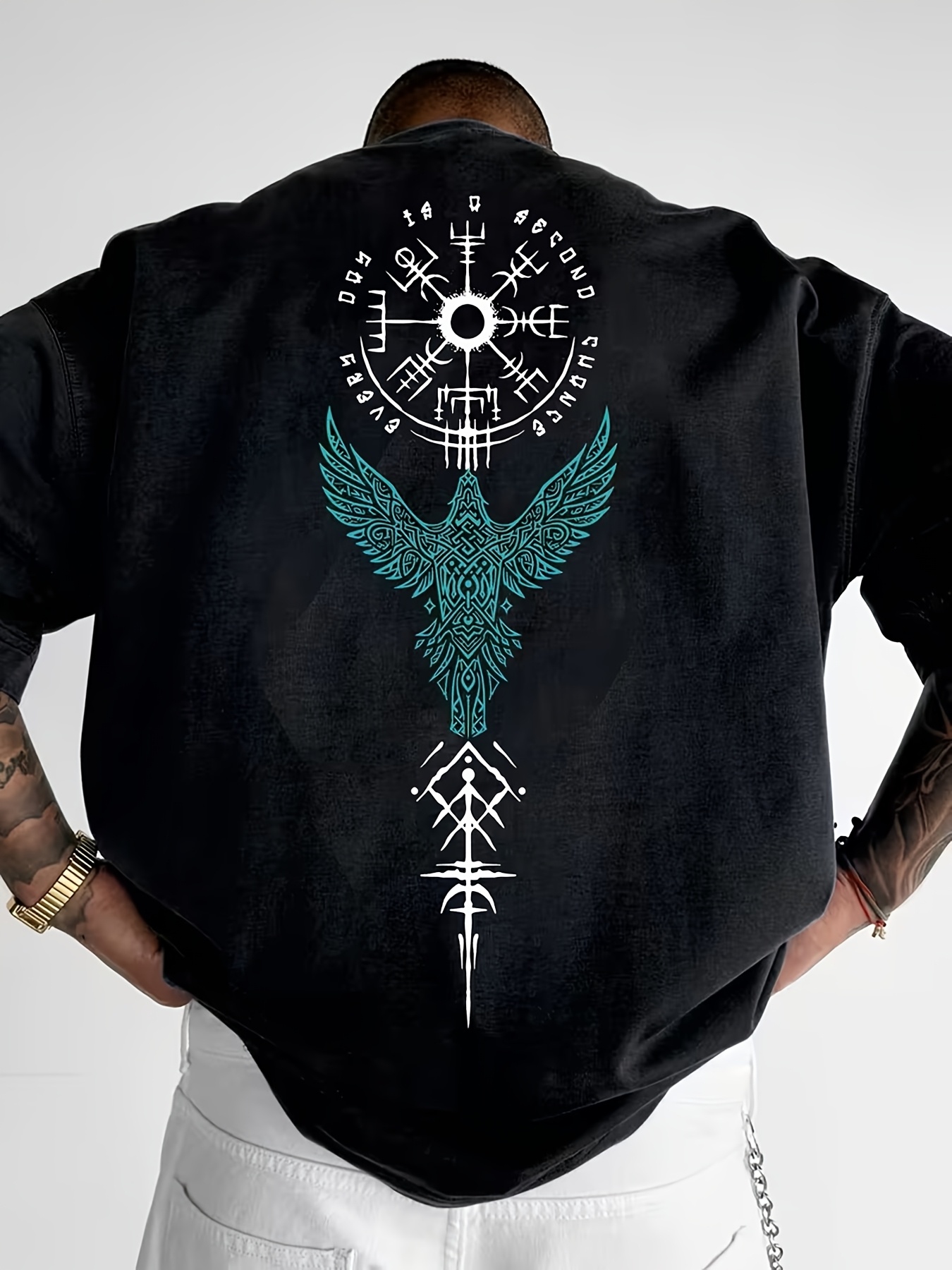 Summer Viking Clothing - Men's 100% Cotton Short Sleeve T-shirt