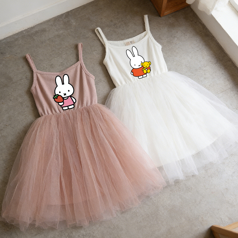 Summer Clothing Newborn - Miffys Children Spaghetti Strap Dress Girl