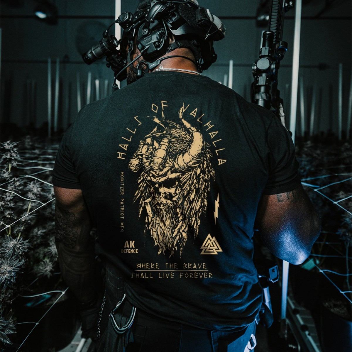 Summer Viking Clothing - Men's Muscle Training Viking Warrior Printed