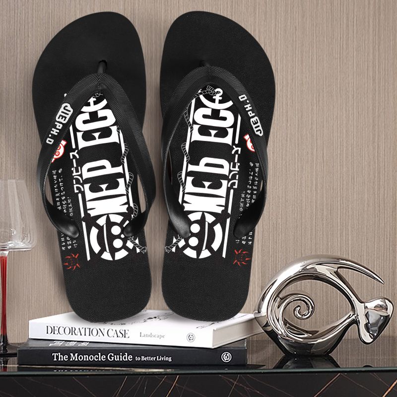 New One Piece anime flip-flops - Summer Clothing In Japan avaliação e preço