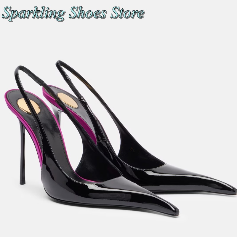 New Black Patent High Heels Pa - Summer Clothing Sale avaliação e preço