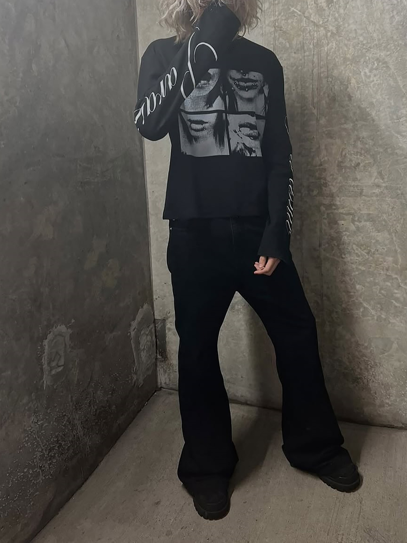 Dark style street punk unisex  - Summer Clothing Types avaliação e preço