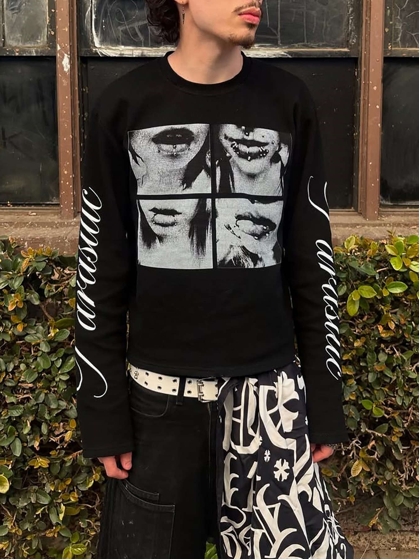 Dark style street punk unisex  - Summer Clothing Types avaliação e preço