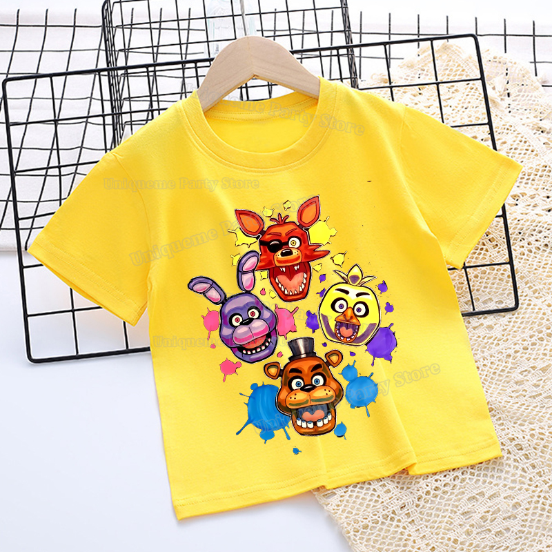 Five Night At Freddys T Shirt  - Summer Clothing Newborn avaliação e preço