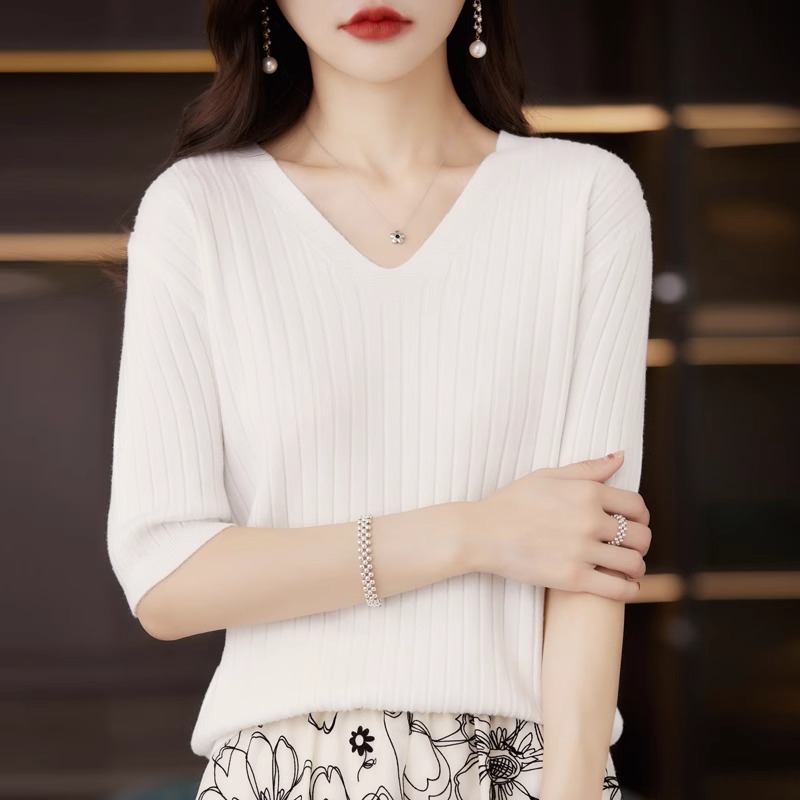 Women's Sweater Spring Summer  - Summer Clothing Yarn avaliação e preço