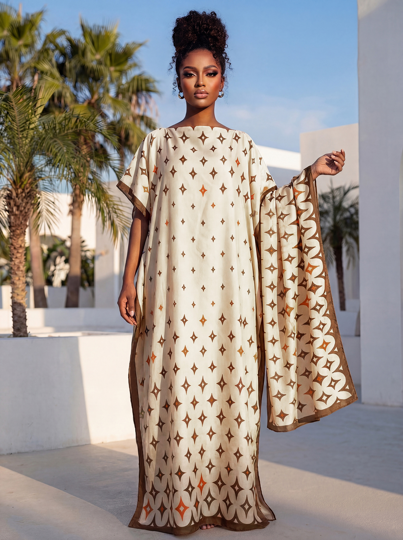 New Style Long Loose Silk Blen - Summer Clothing For Older Women avaliação e preço