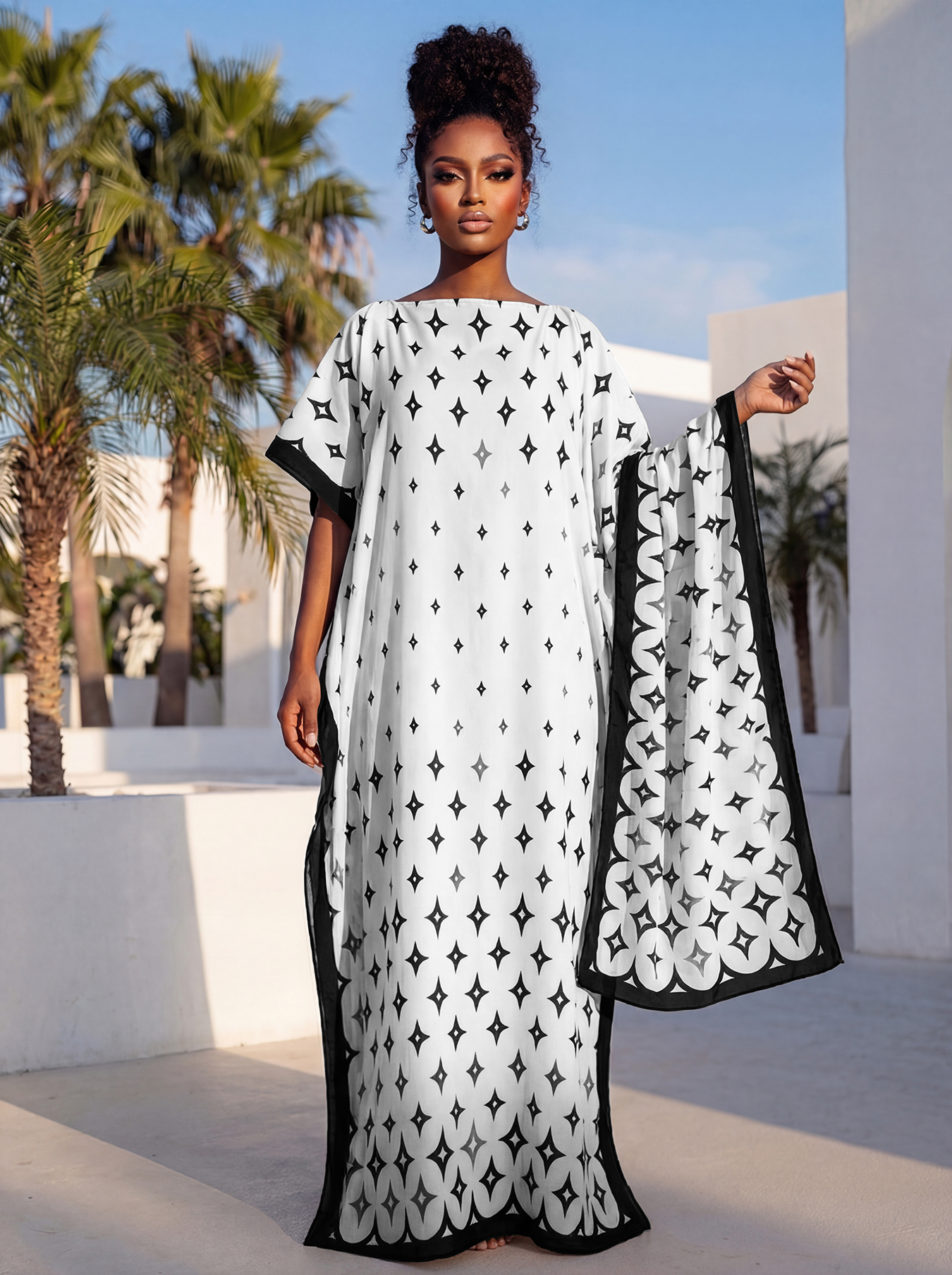 New Style Long Loose Silk Blen - Summer Clothing For Older Women avaliação e preço