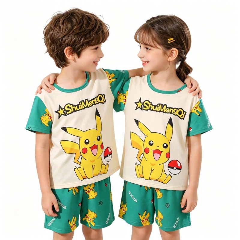 Matching Outfits Pokemon Pikac - Summer Clothing For Baby Boy avaliação e preço