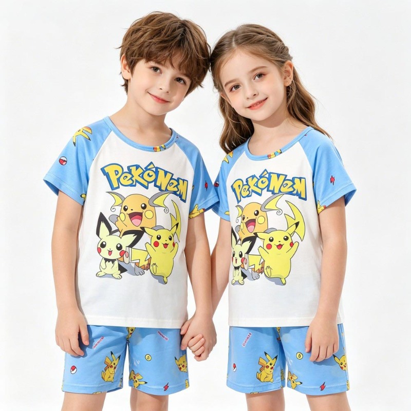 Matching Outfits Pokemon Pikac - Summer Clothing For Baby Boy avaliação e preço