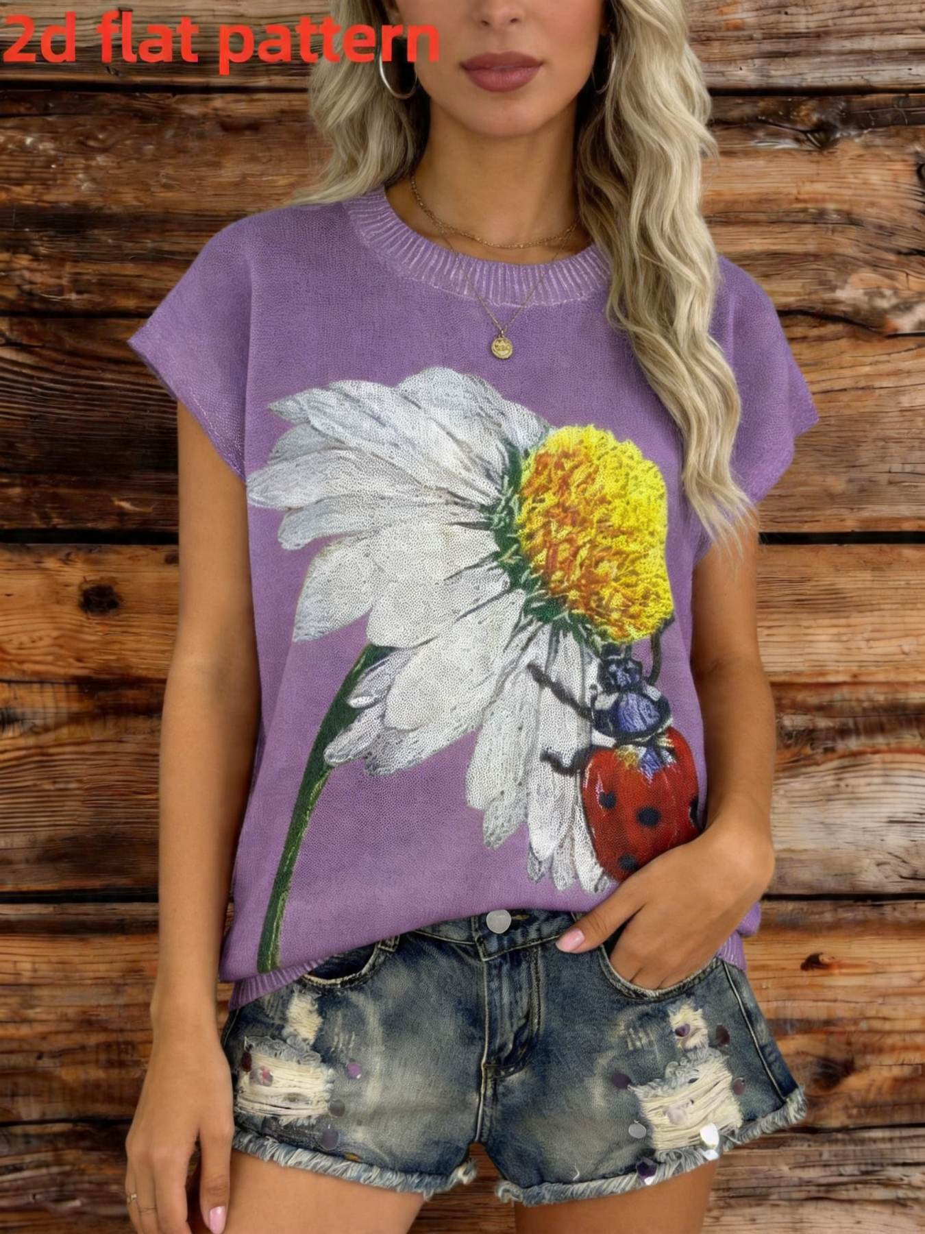 Printed Design - Nottextured S - Summer Clothing Yarn avaliação e preço