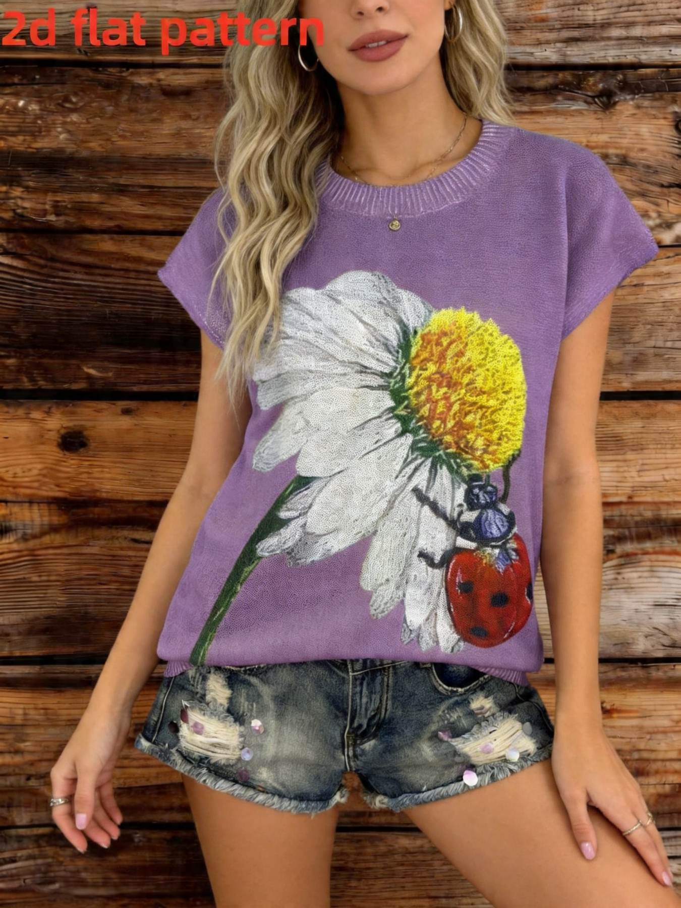 Printed Design - Nottextured S - Summer Clothing Yarn avaliação e preço