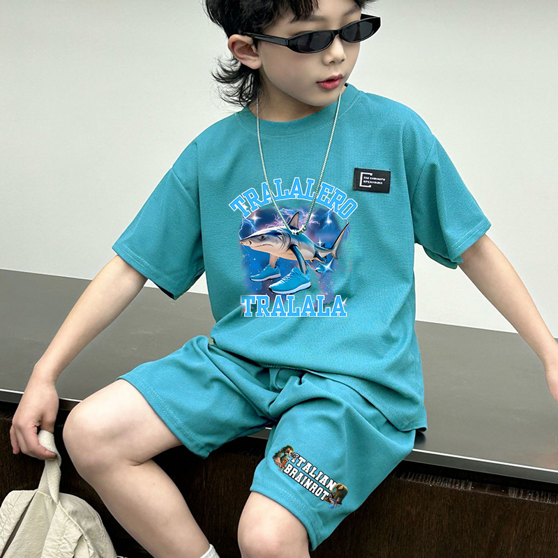 Italian Brainrot Children Hot  - Summer Clothing For Baby Boy avaliação e preço
