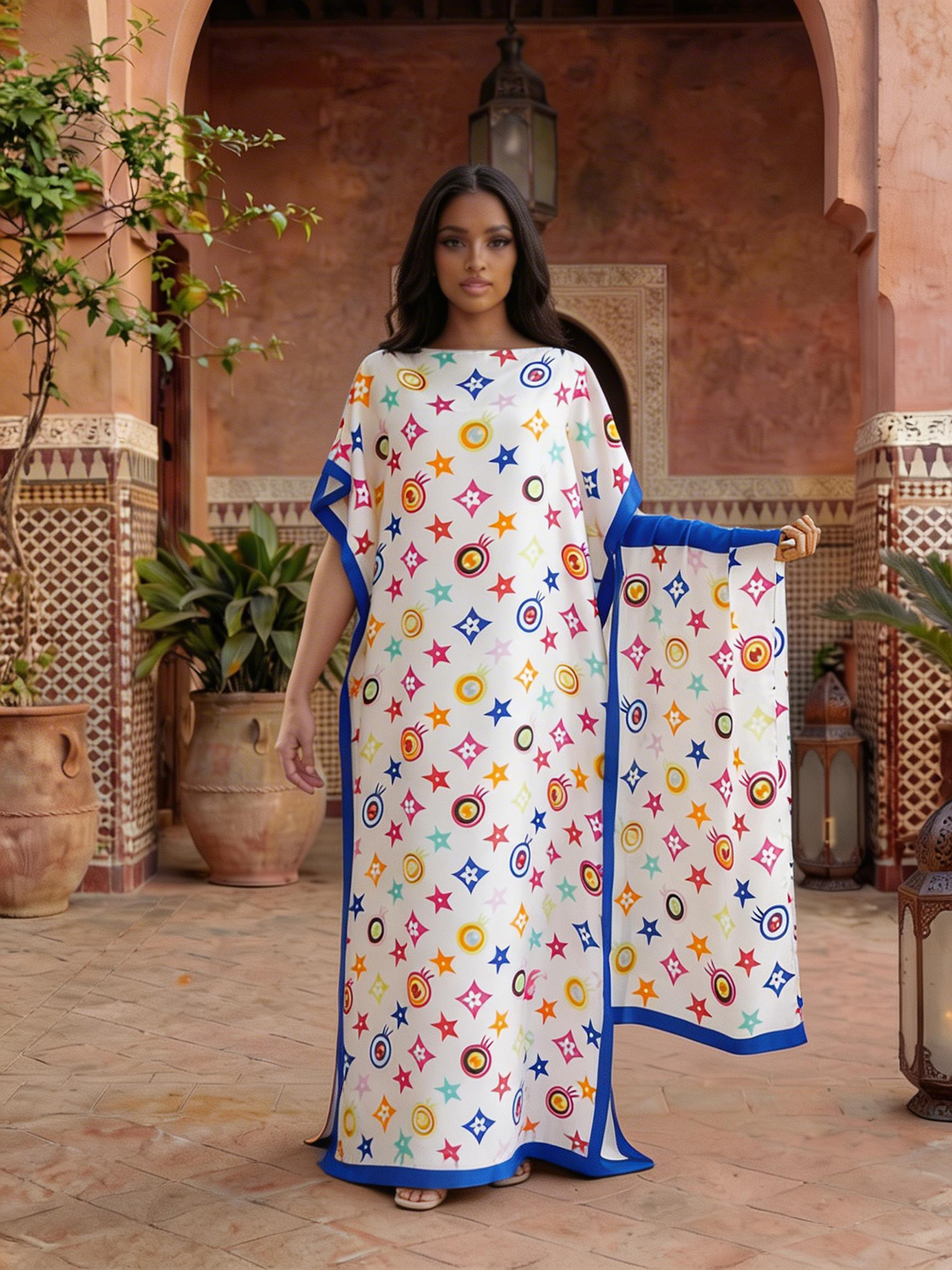 New Fashio Floral Pattern Sati - Summer Clothing For Older Women avaliação e preço