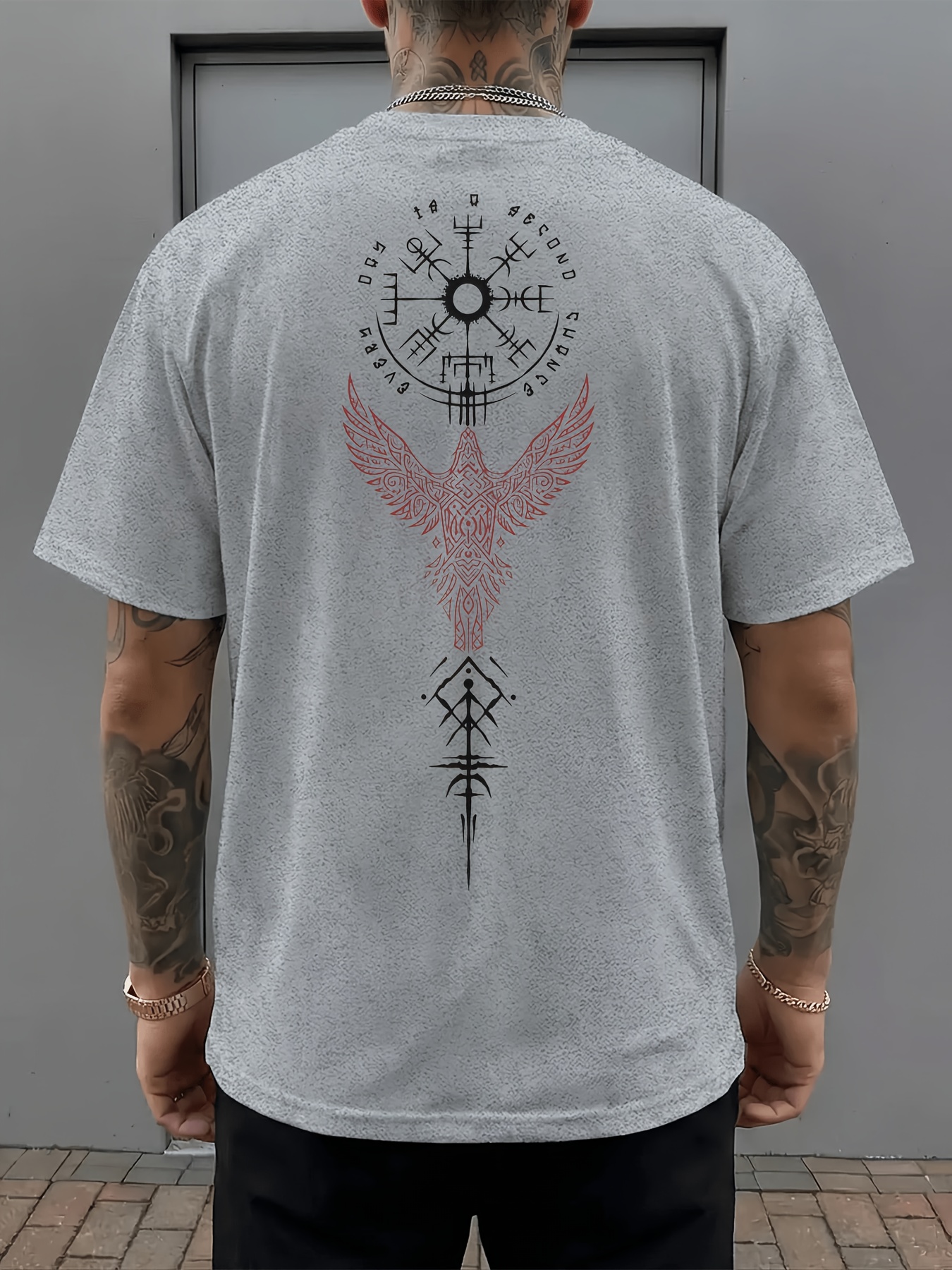 Men's 100% Cotton Short Sleeve - Summer Viking Clothing avaliação e preço