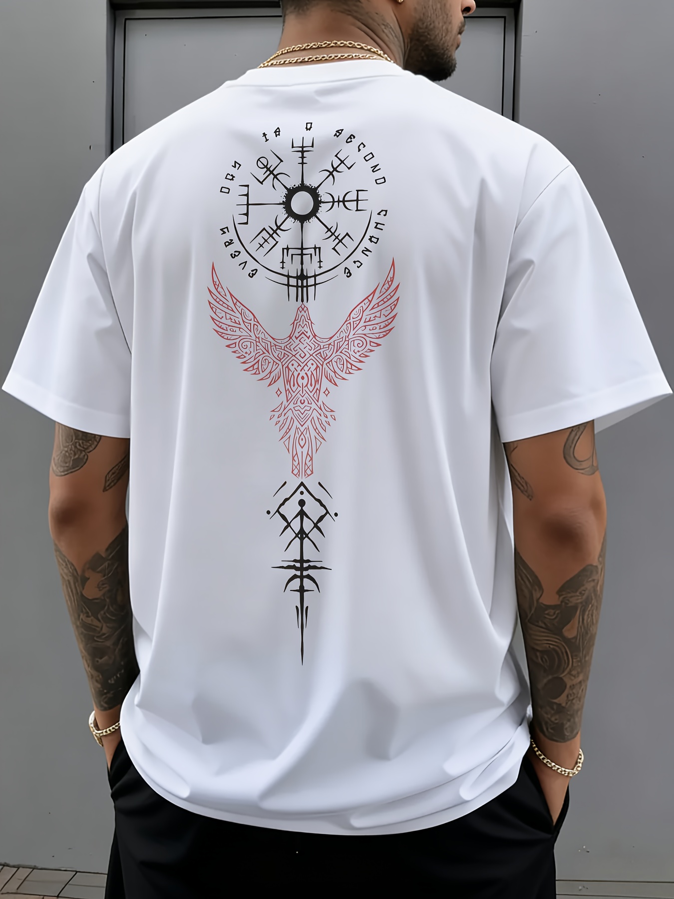 Men's 100% Cotton Short Sleeve - Summer Viking Clothing avaliação e preço