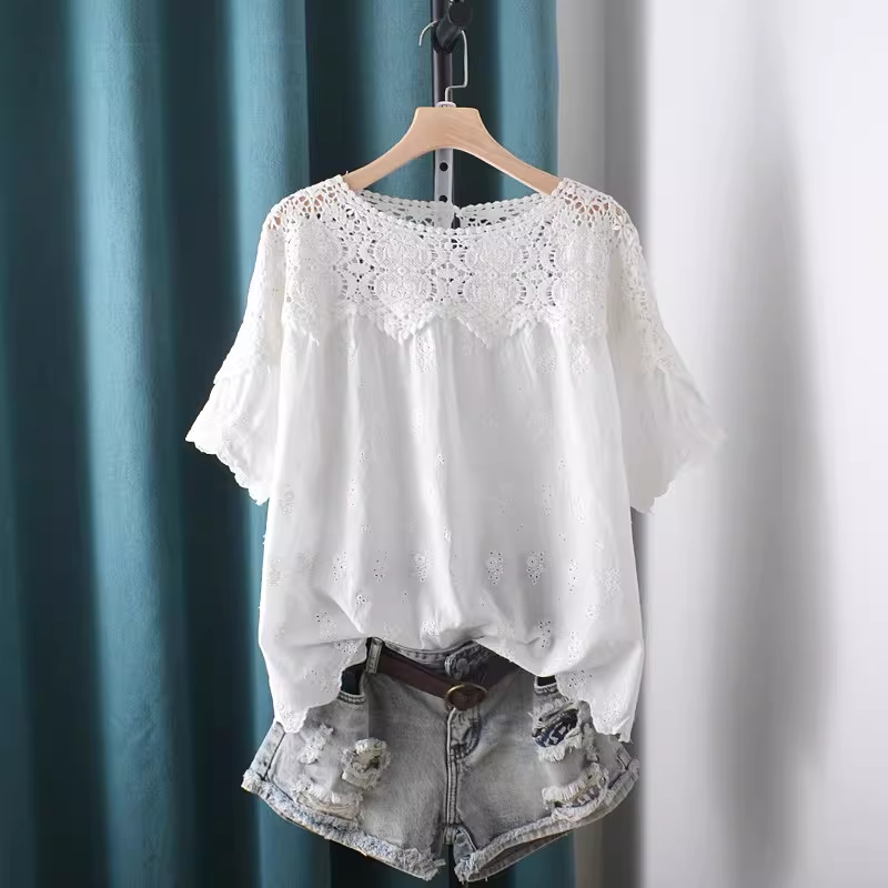 2026 Hollow Out Lace Patchwork - Summer Clothing In Japan avaliação e preço