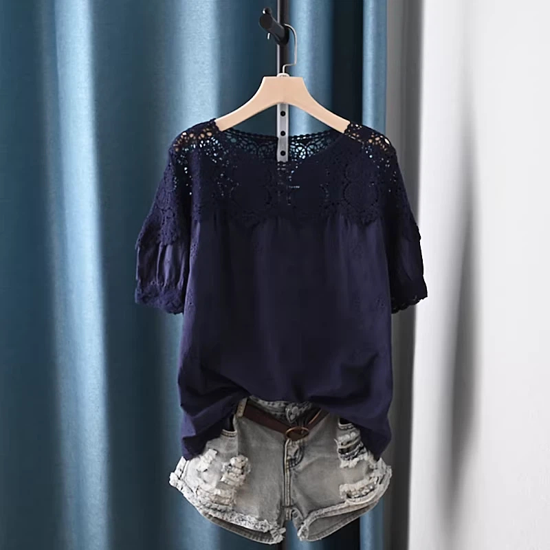 2026 Hollow Out Lace Patchwork - Summer Clothing In Japan avaliação e preço