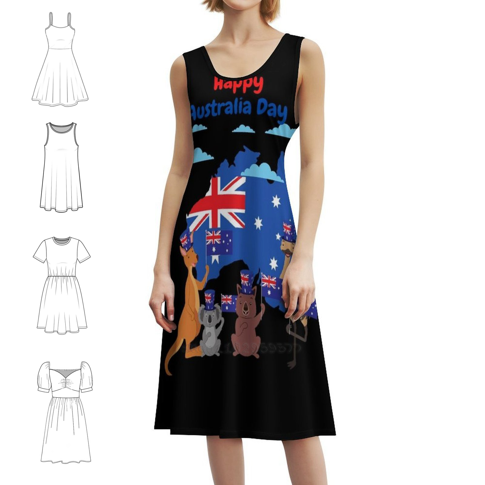 Happy Australia Day! Funny Ani - Summer Clothing Women Australia avaliação e preço