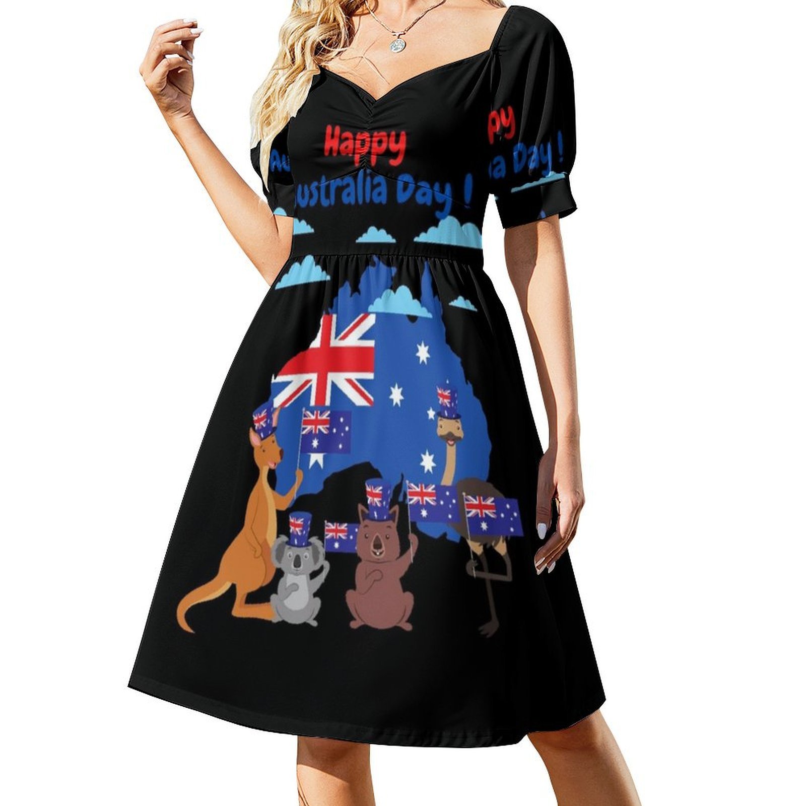 Happy Australia Day! Funny Ani - Summer Clothing Women Australia avaliação e preço