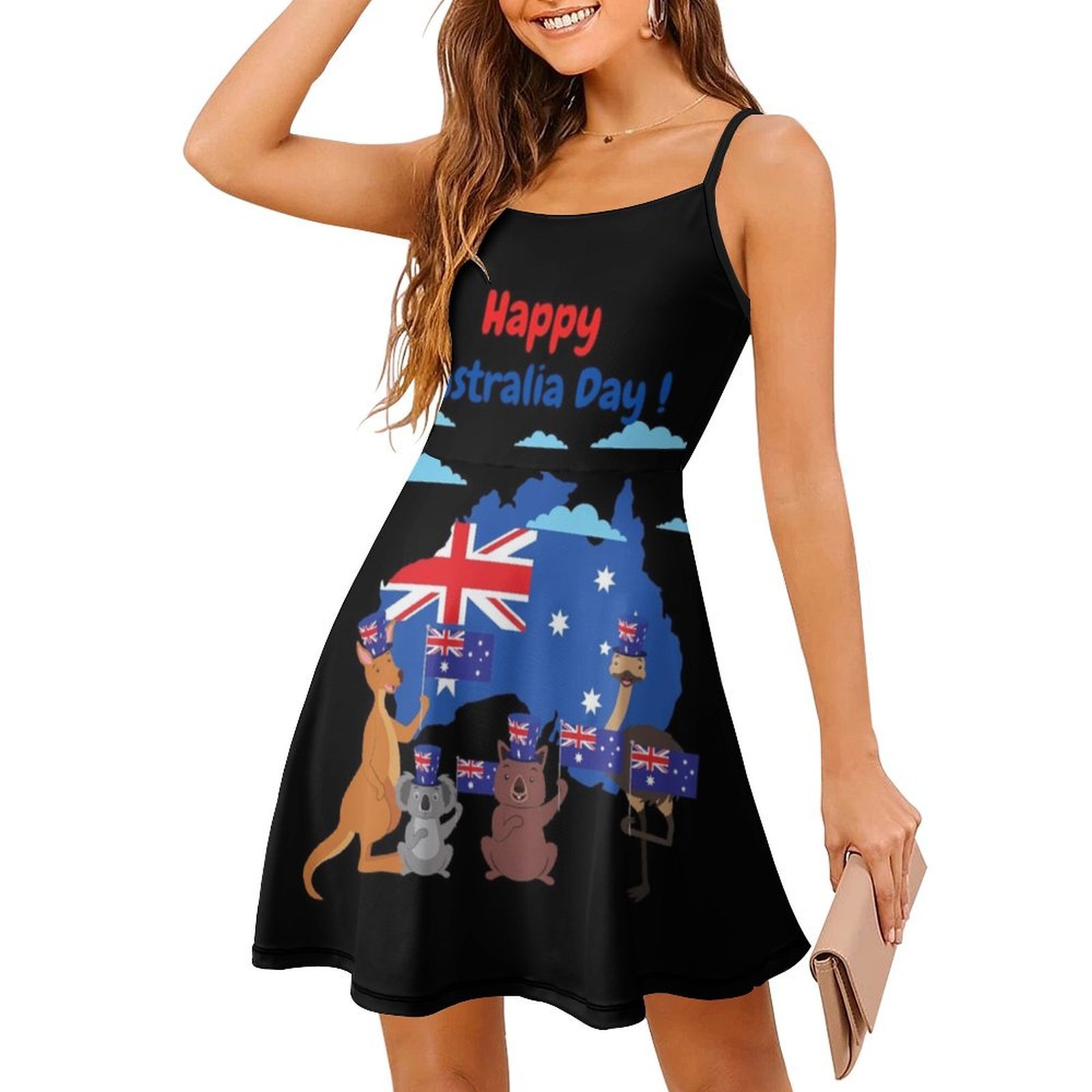 Happy Australia Day! Funny Ani - Summer Clothing Women Australia avaliação e preço