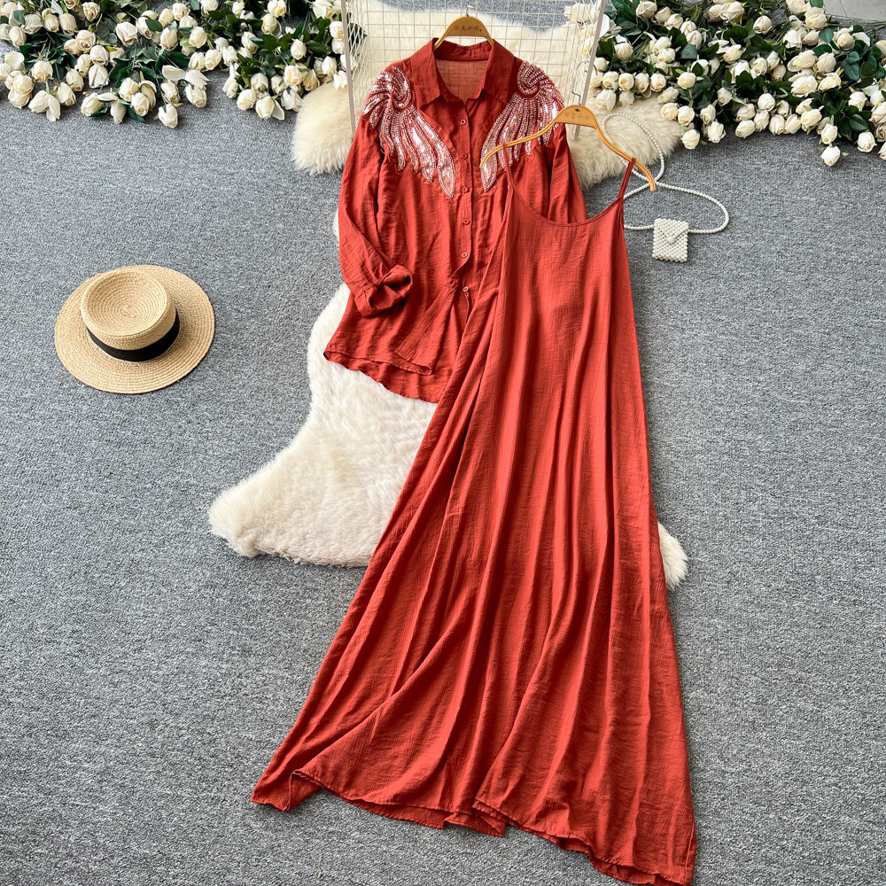 Women Two Piece Sets Dress Set - Summer Clothing For Older Women avaliação e preço