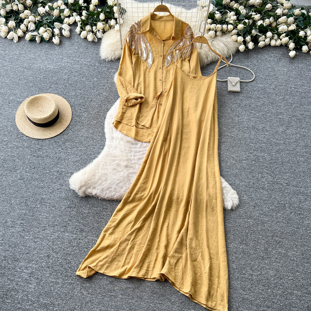 Women Two Piece Sets Dress Set - Summer Clothing For Older Women avaliação e preço