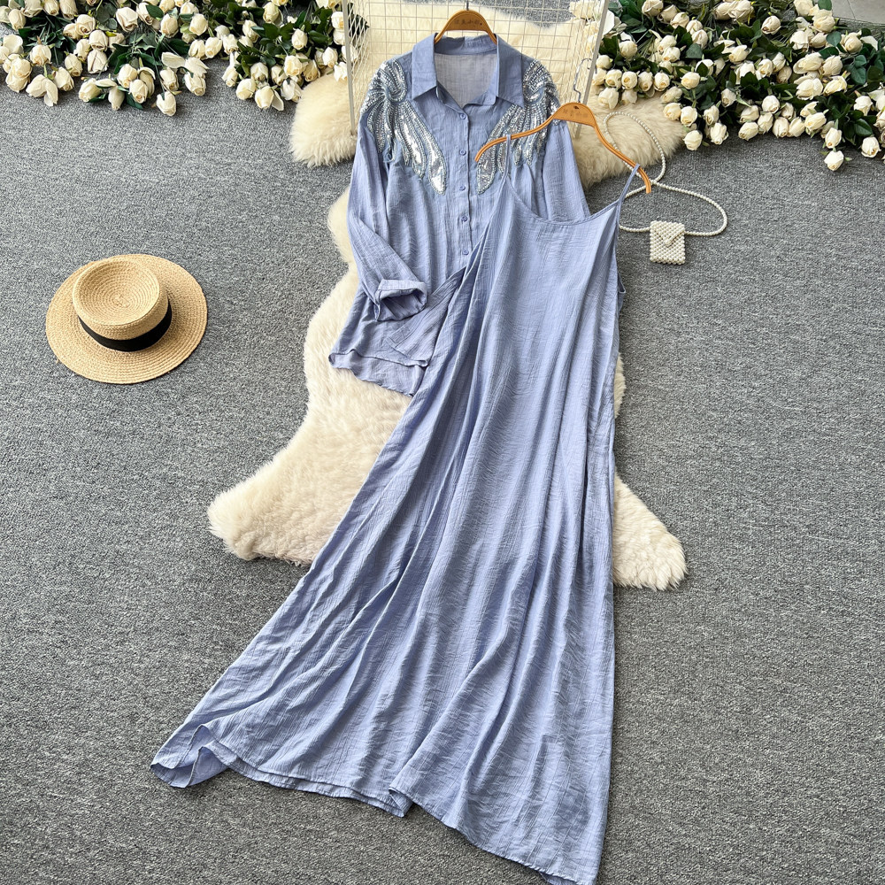 Women Two Piece Sets Dress Set - Summer Clothing For Older Women avaliação e preço