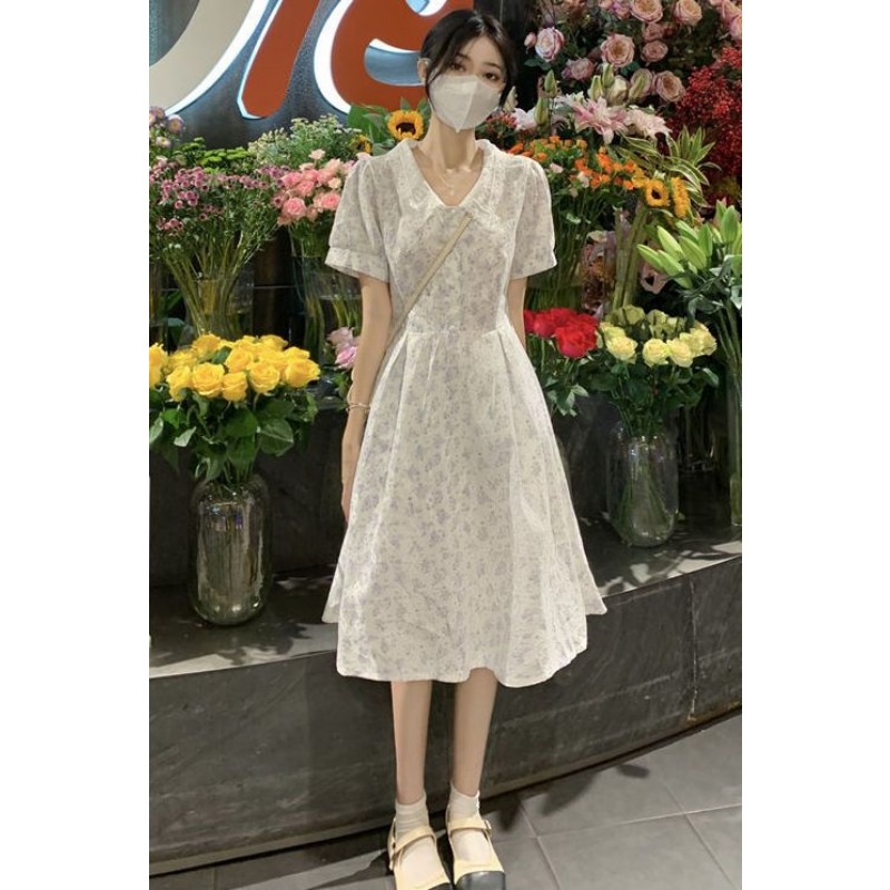 Women's Summer Ditsy Floral Mi - Sundress Midi Floral avaliação e preço