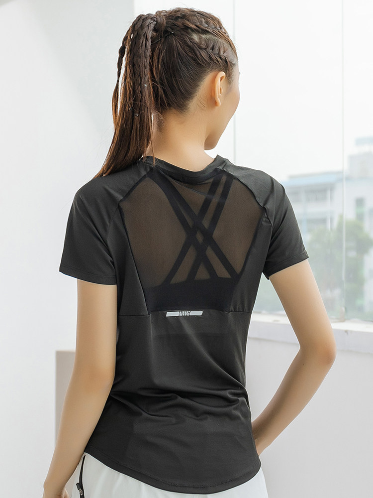 Summer Sports Short-Sleeved Wo - Summer Yoga Clothing avaliação e preço