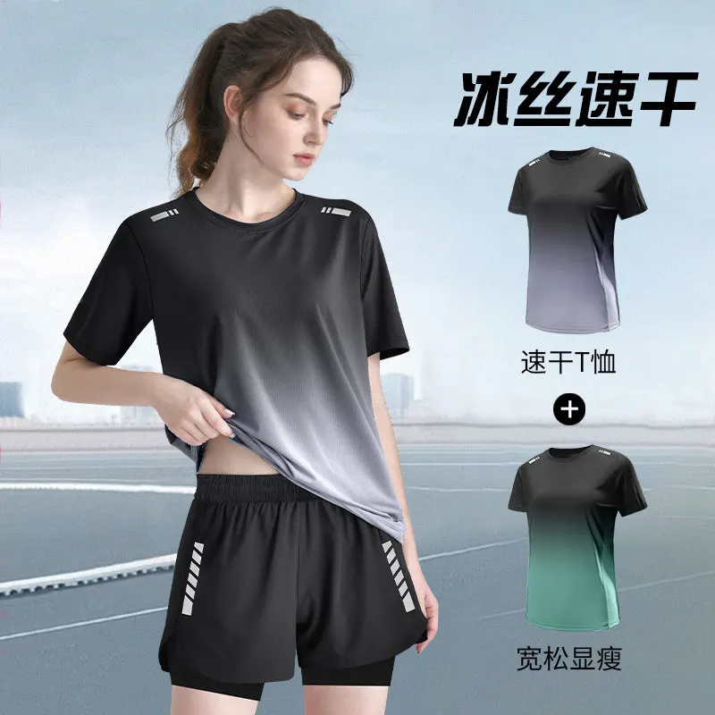 Women's Quick-Dry Short Sleeve - Summer Yoga Clothing avaliação e preço