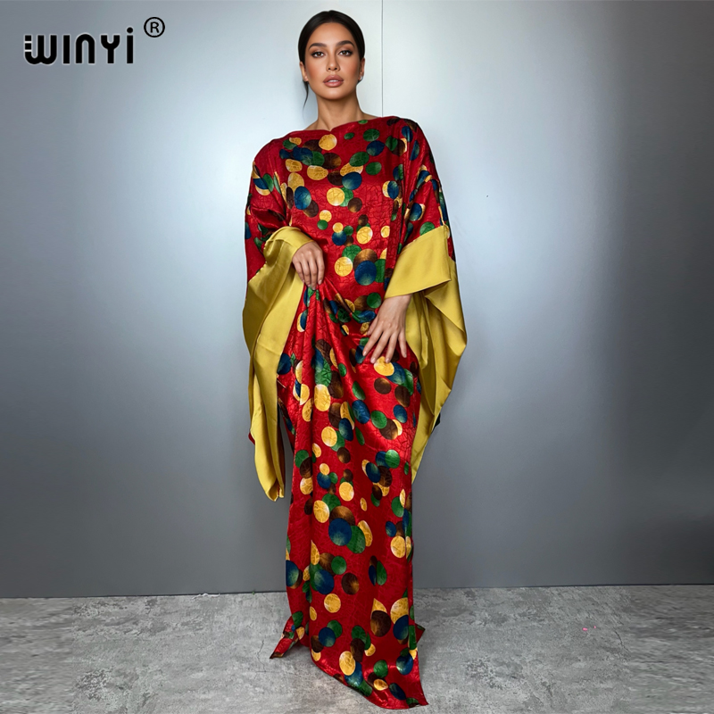WINYI summer kuwait print even - Summer Evenings Clothing avaliação e preço