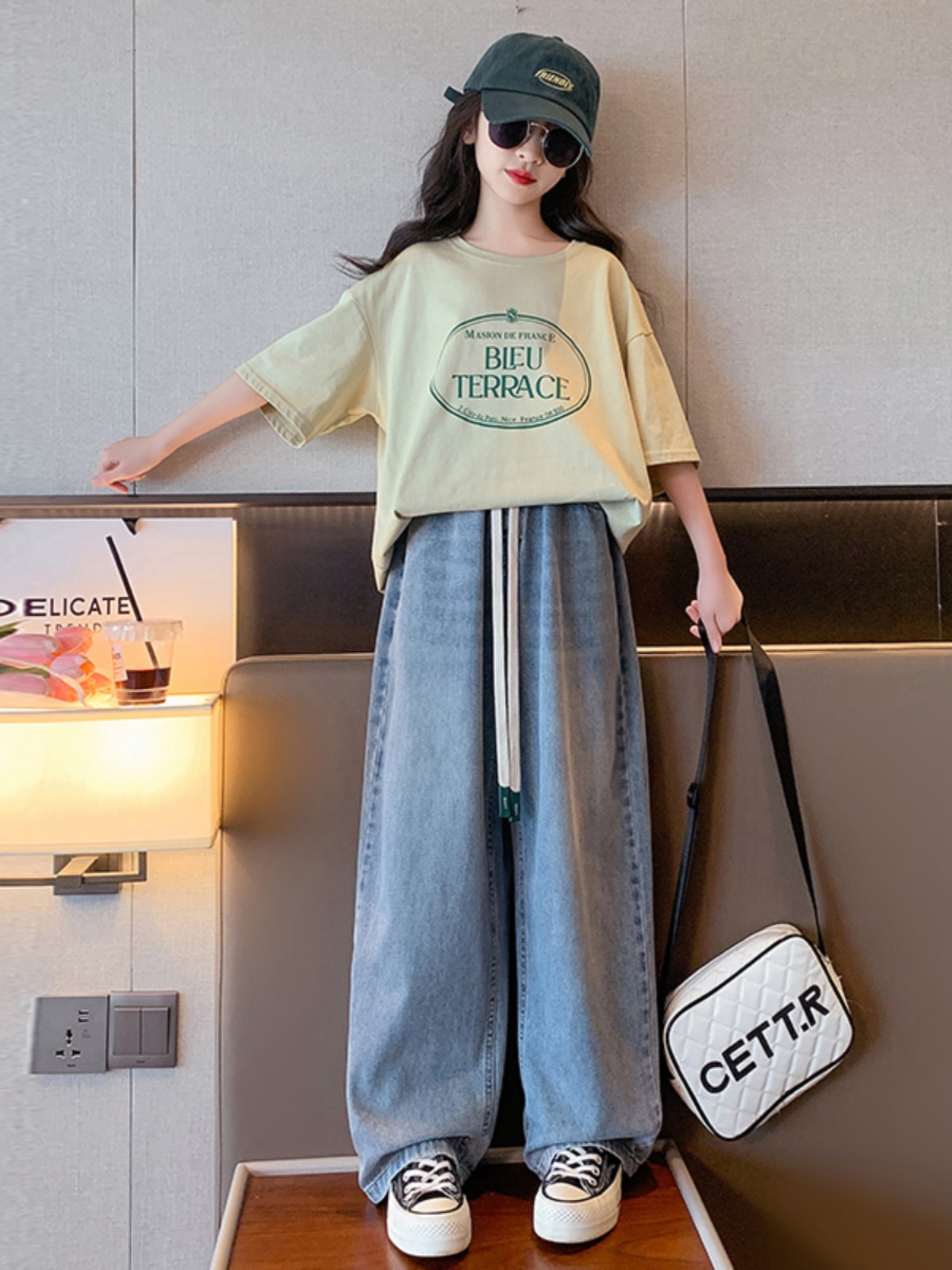 Girls Summer Faion ort Sve T-i - Summer Clothing Set For Girls avaliação e preço