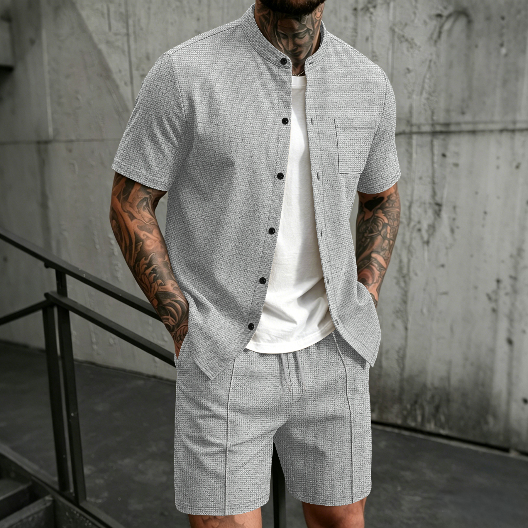 Men's 2 Piece Outfit, Stand Co - Summer Clothing Types avaliação e preço