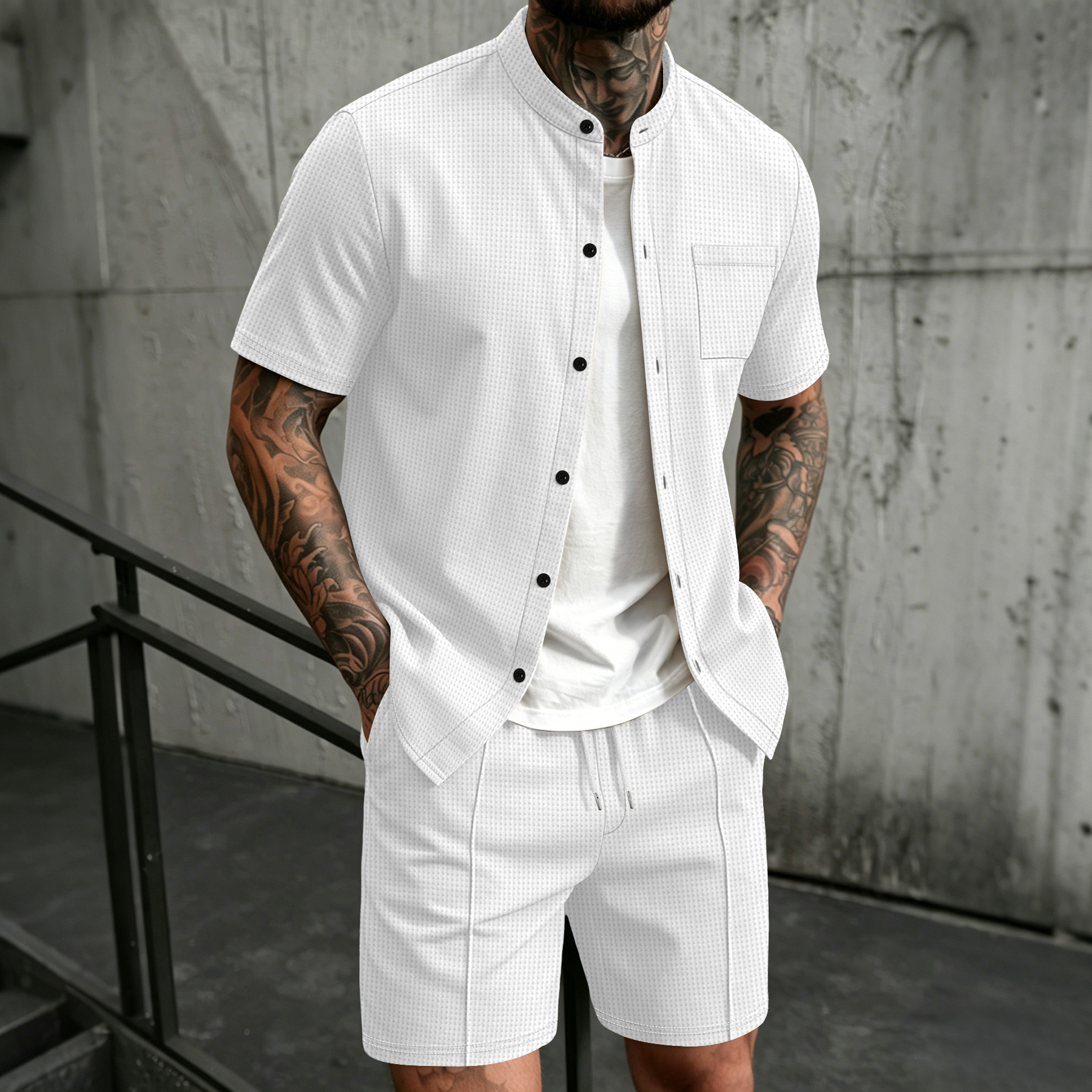 Men's 2 Piece Outfit, Stand Co - Summer Clothing Types avaliação e preço