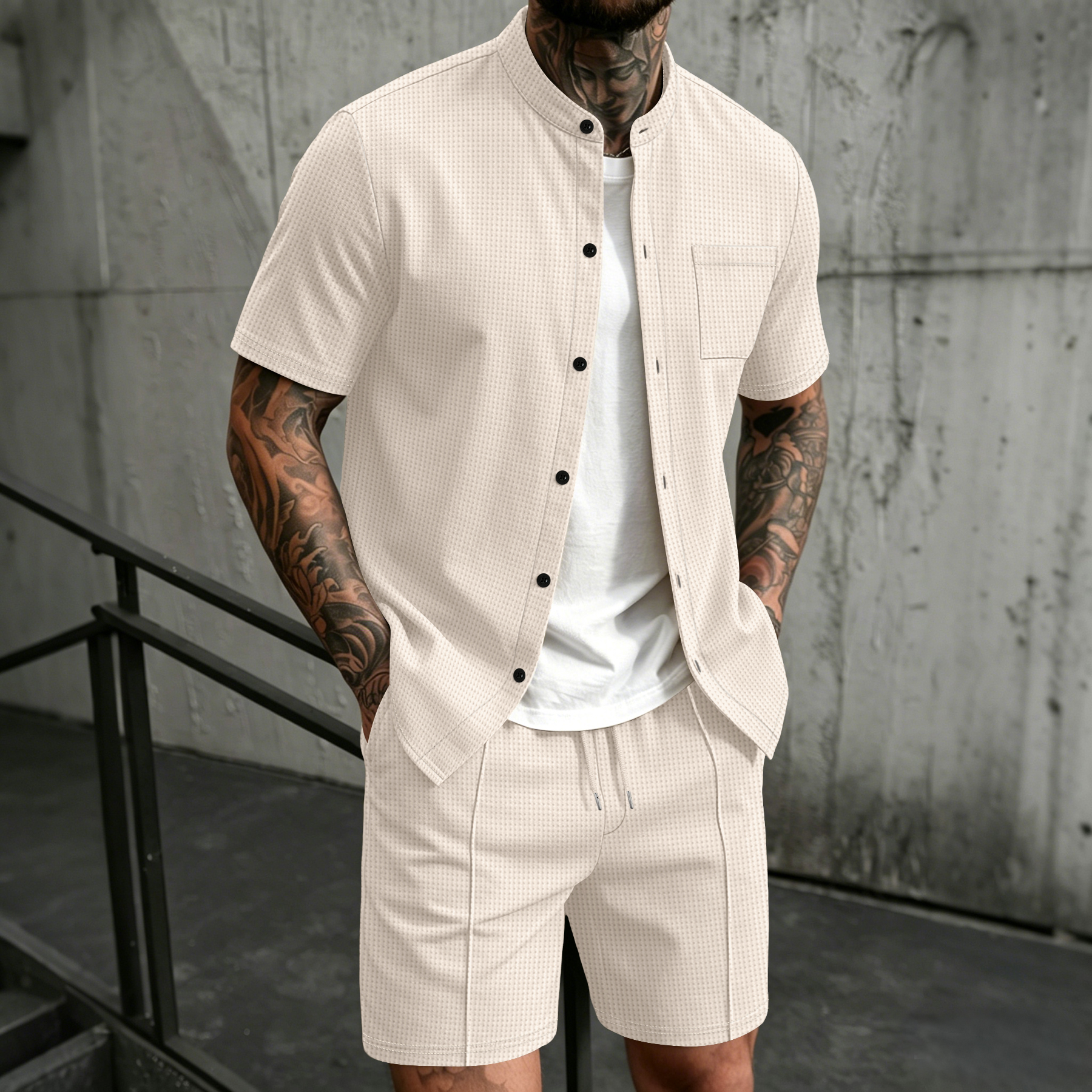 Men's 2 Piece Outfit, Stand Co - Summer Clothing Types avaliação e preço
