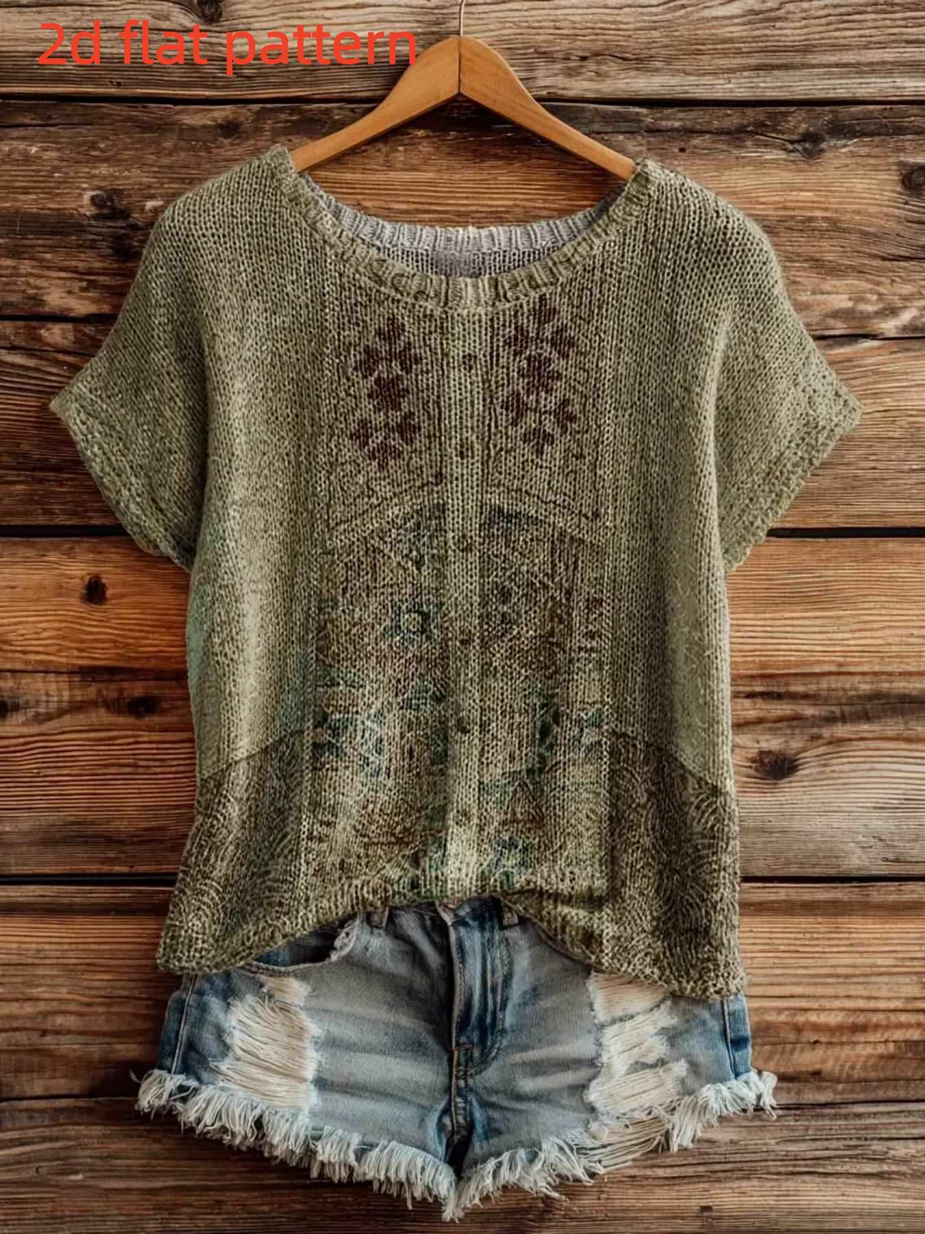 Printed Design - Nottextured S - Summer Clothing Yarn avaliação e preço