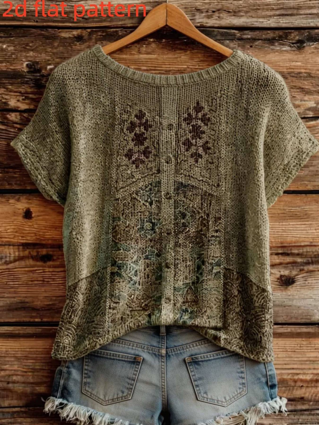 Printed Design - Nottextured S - Summer Clothing Yarn avaliação e preço