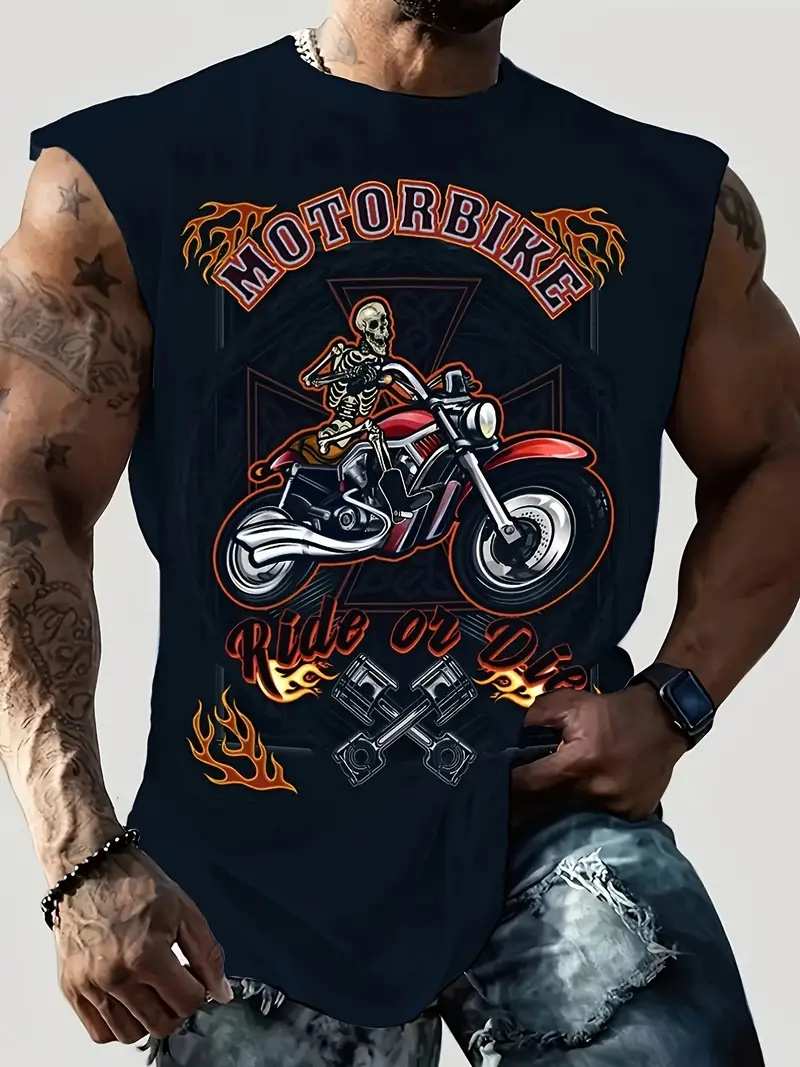Summer New Men's Vest T-shirt  - Summer Viking Clothing avaliação e preço