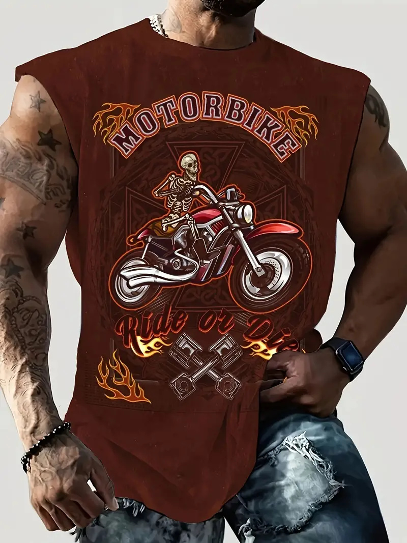 Summer New Men's Vest T-shirt  - Summer Viking Clothing avaliação e preço