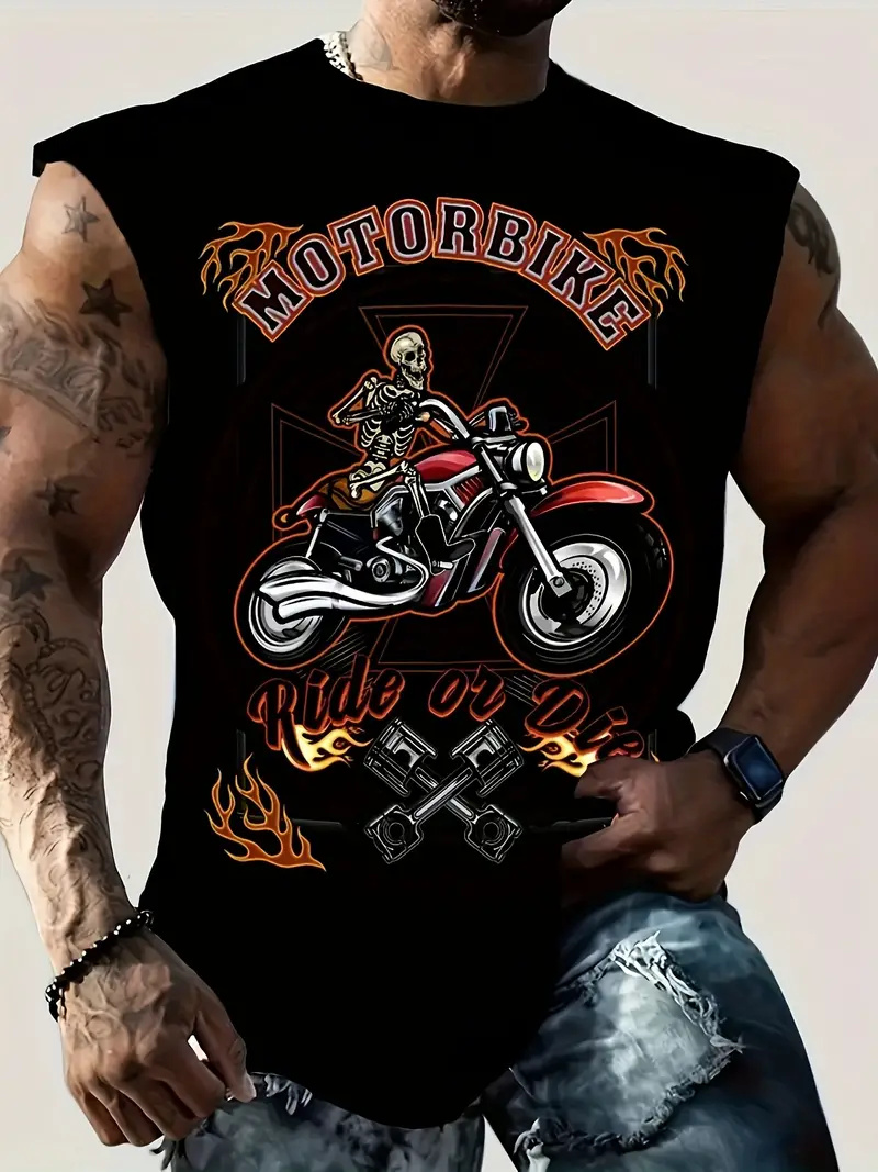 Summer New Men's Vest T-shirt  - Summer Viking Clothing avaliação e preço