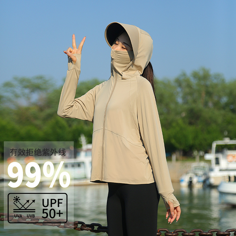 Women Hooded Sun Protection Ja - Summer Clothing For Older Women avaliação e preço