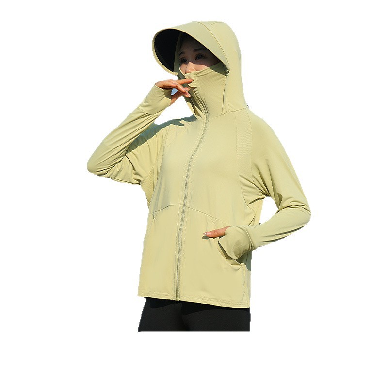 Women Hooded Sun Protection Ja - Summer Clothing For Older Women avaliação e preço