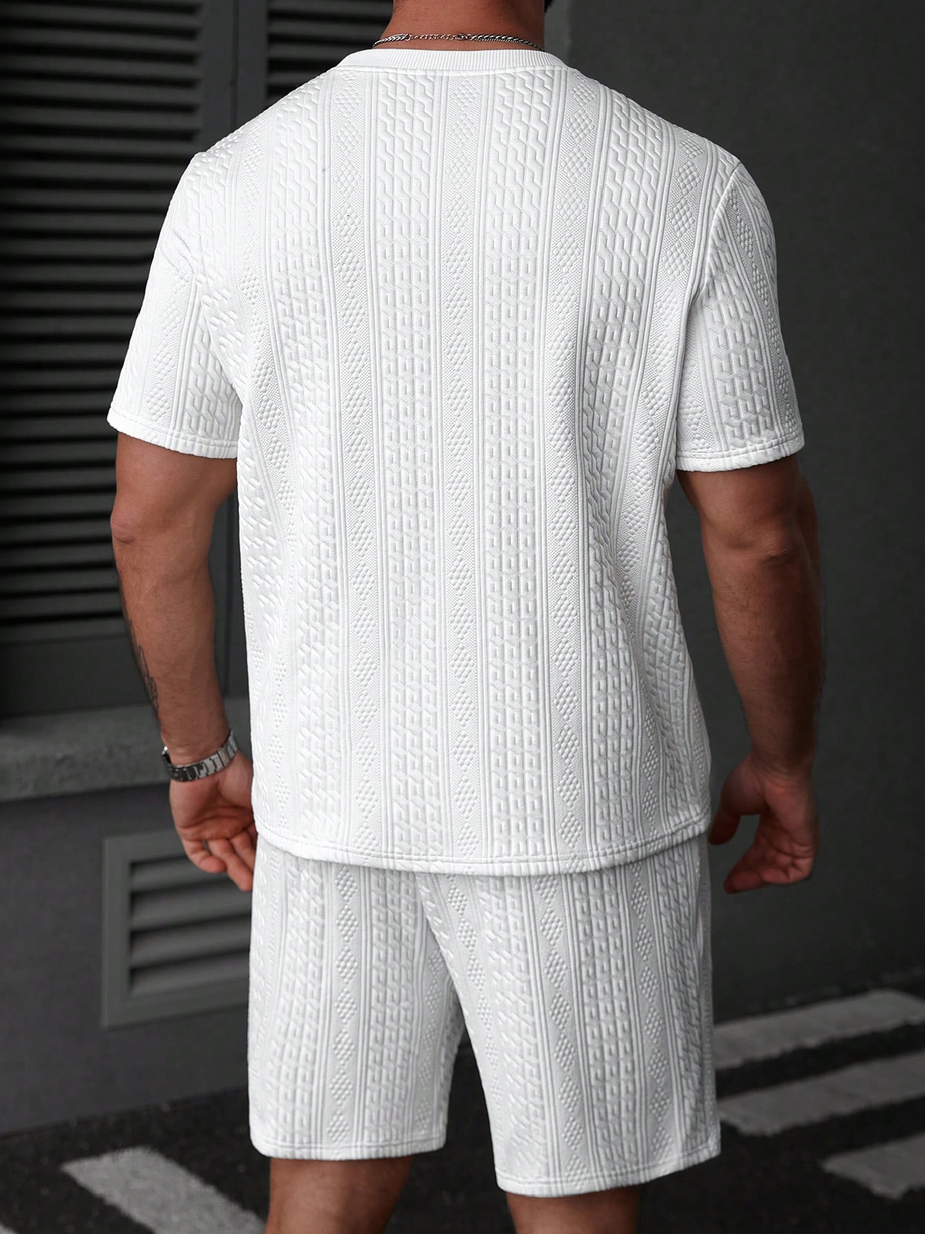 Casual men's polo shirt set, s - Summer Clothing Types avaliação e preço