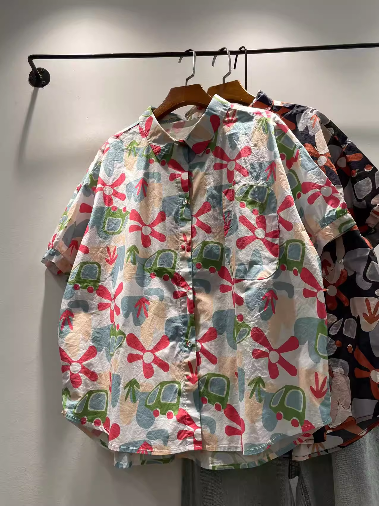 Bust 122cm harajuku fashion wo - Summer Clothing In Japan avaliação e preço