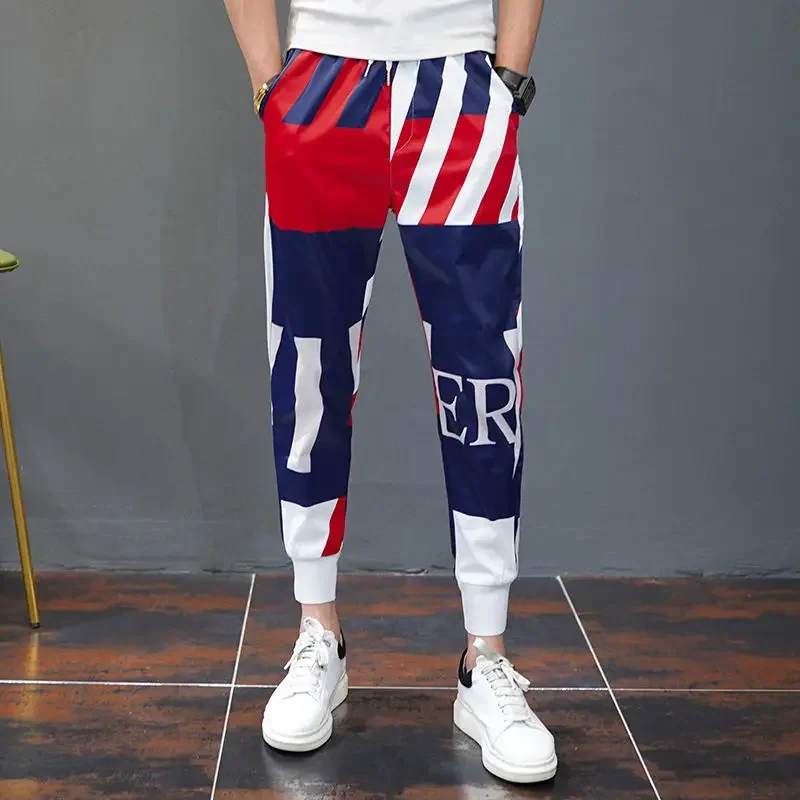 Slim Fit Polyester Men's Casua - Summer Clothing Aesthetic avaliação e preço