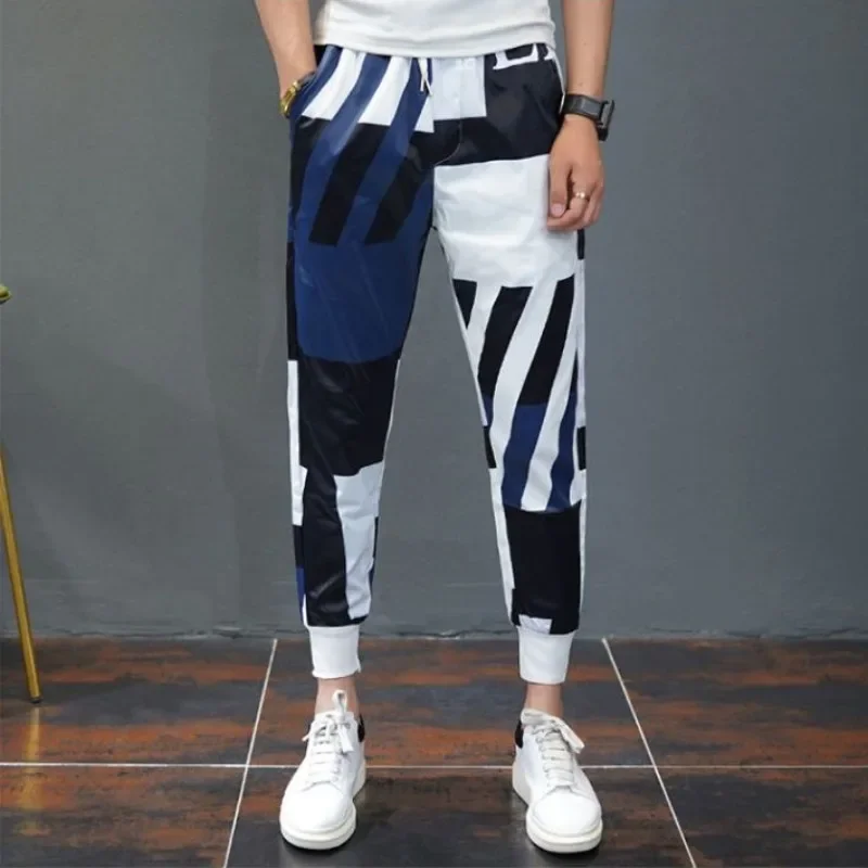 Slim Fit Polyester Men's Casua - Summer Clothing Aesthetic avaliação e preço