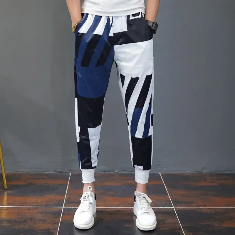 Slim Fit Polyester Men's Casua - Summer Clothing Aesthetic avaliação e preço